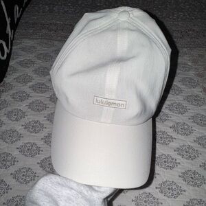 Lululemon Cream and White Cap